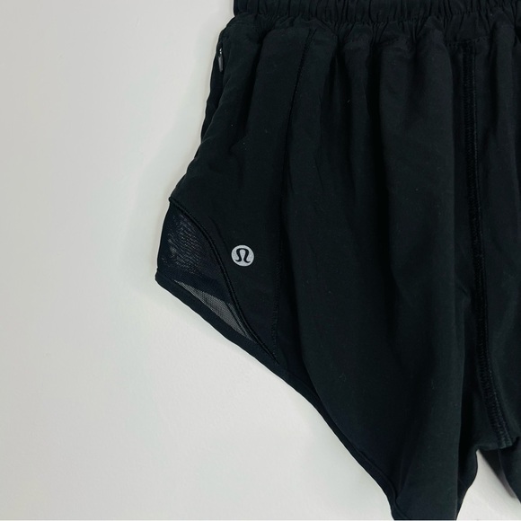 LULULEMON hotty hot running shorts black size 2 - Picture 4 of 8
